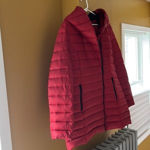 Sandova red puffer coat L